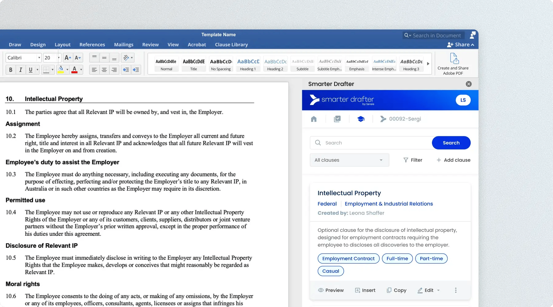 Smarter Drafter Finalise
